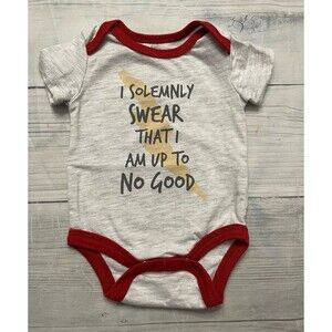 Harry Potter “Solemnly Swear” Baby Onesie Bodysuit Outfit, Size Newborn